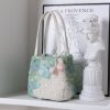 Fresh Style Cat Basket Bag for Women - Light Spring Green Crossbody Tote Bucket Bag - Trendy Spring Fashion Accessory
