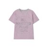 Galaxy Walk Printed Striped Color Block Casual Short Sleeve T-Shirt for Trendy, Relaxed Style