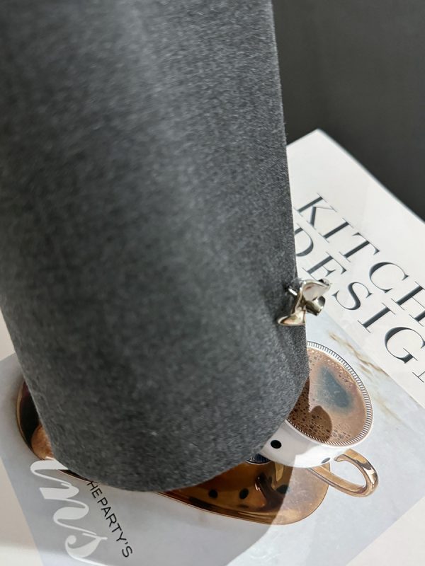 Gray Stylish Short Coat for Women - High-End Little Chanel Style, Versatile Elegant Outerwear for Spring and Autumn 2025