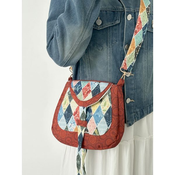 Handmade Chinese-Style Retro Hanfu Qipao Shoulder Crossbody Bag for Women - Vintage-Inspired Fashion Accessory