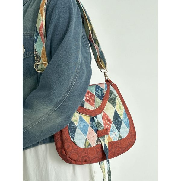 Handmade Chinese-Style Retro Hanfu Qipao Shoulder Crossbody Bag for Women - Vintage-Inspired Fashion Accessory