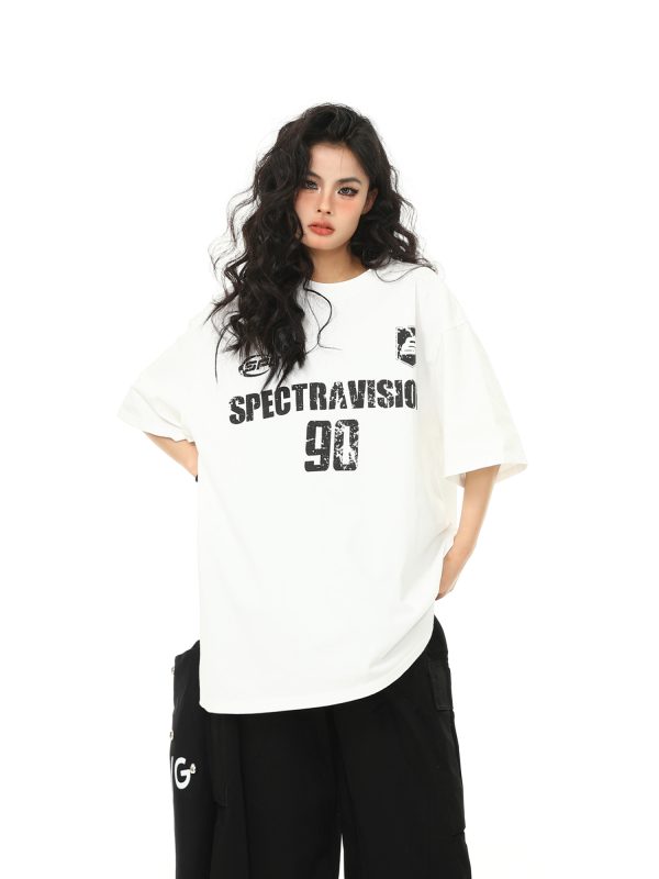 Heavyweight Washed Short-Sleeve T-Shirt for Men & Women - Trendy American Retro Summer Tee for Couples