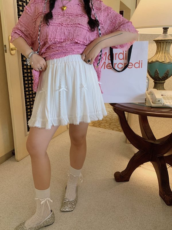 High-End Draped Half Skirt for Women, Plus Size Flattering Summer 2025, Curvy Fit, Belly-Covering Style