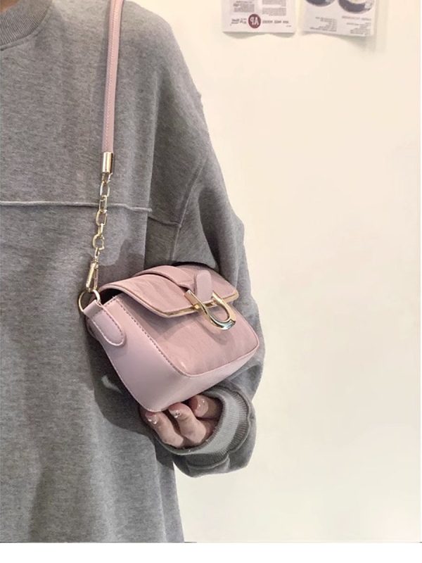 High-End Minimalist Small Square Bag - Versatile Diamond Quilted Chain Crossbody Underarm Shoulder Bag 2023 Trend