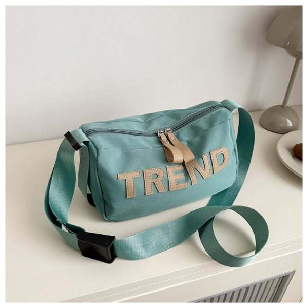High-End Nylon Women's Crossbody Bag 2025 - Large Capacity Toast Pillow Design with Wide Shoulder Strap