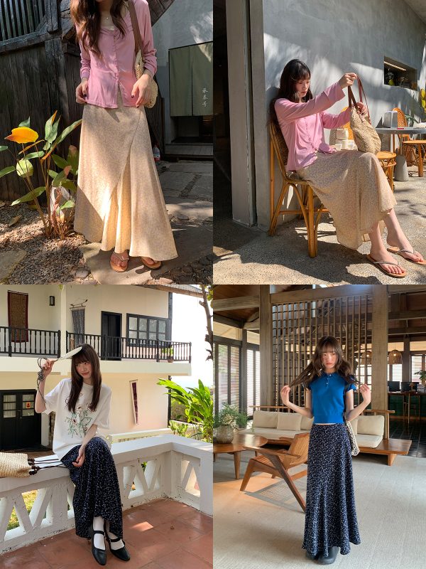 High-Waisted Irregularly Segmented Fishtail Skirt for Women - Summer Slim A-Line Bodycon Style