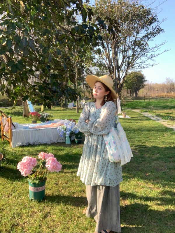 High-Waisted Retro Tie-Dye Casual Pants for Women - Vintage Inspired Loose Wide-Leg Spring Fashion