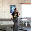 High-Waisted Slim Bodycon Skirt for Women - Spring Fashion Pure Cotton Versatile Long Half Skirt in Chic Style