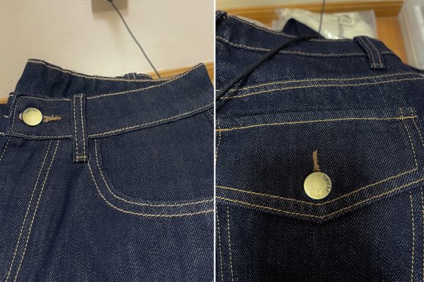 High-Waisted Wide-Leg Jeans for Women - Light Fabric, Deep Blue, Retro American Style, Casual Spring Fashion