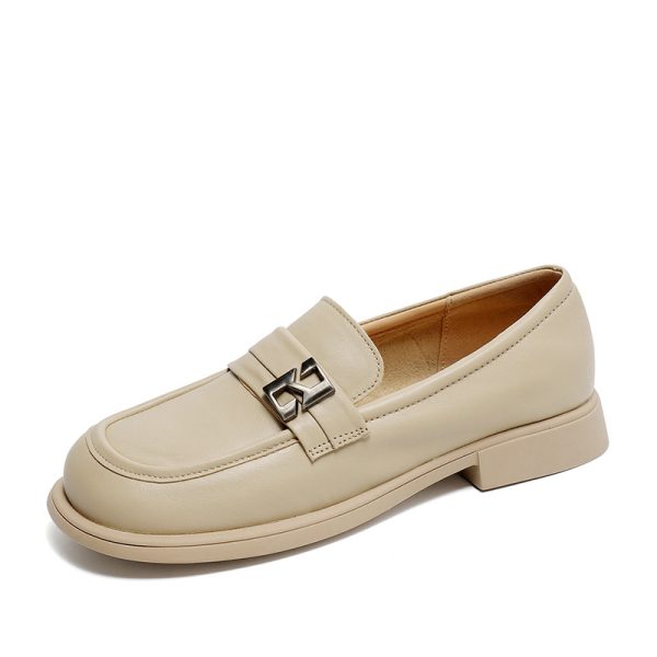 Italian-Style Soft-Soled Casual Loafers for Spring & Autumn - 2.5 cm Flat Non-Fatigue Shoes