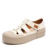 Italian-Style Soft-Soled Closed-Toe Genuine Leather Sandals for Summer - Non-Fatiguing Comfort for School Wear