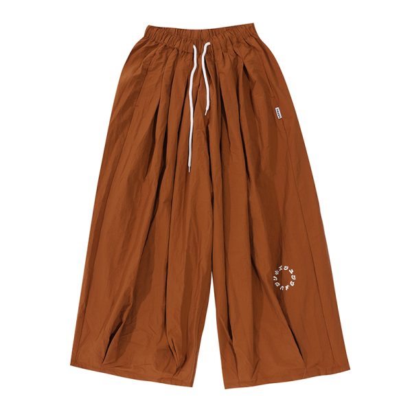 Japanese Retro Wide-Leg Pants for Men & Women - Casual Loose Fit Unisex Long Trousers - Versatile 90s Style Fashion