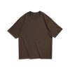 Japanese-Style Heavyweight 260g Loose Short-Sleeve T-Shirt for Men and Women - Summer City Boy Casual College Tee