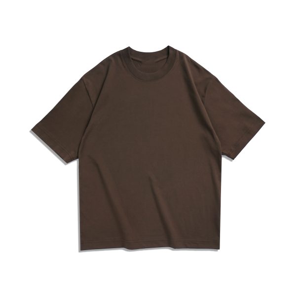 Japanese-Style Heavyweight 260g Loose Short-Sleeve T-Shirt for Men and Women - Summer City Boy Casual College Tee
