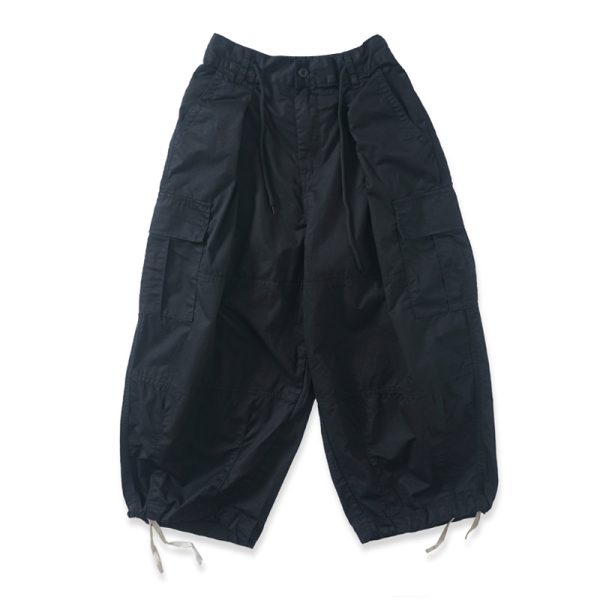 Japanese-Style Loose Drawstring Wide-Leg Work Pants for Men - Summer Harajuku Fashion, Trendy Casual Trousers