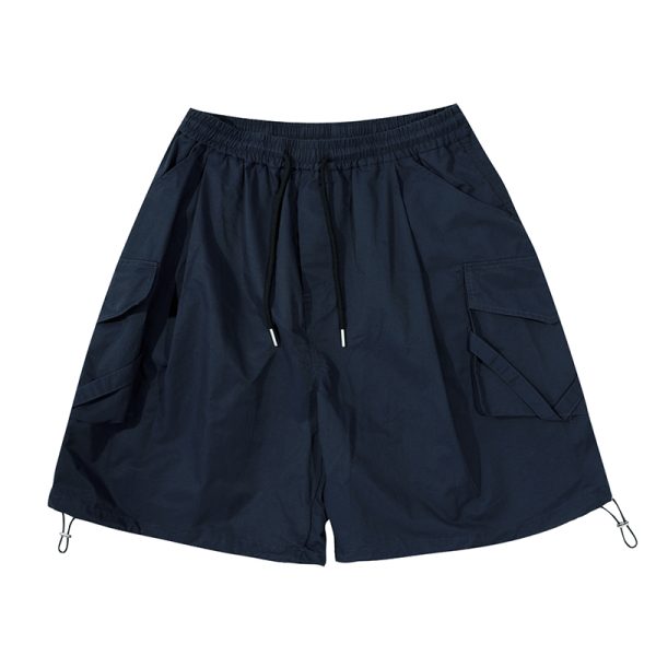 Japanese-Style Loose Multi-Pocket Five-Point Shorts for Men and Women | Summer Street Fashion Shorts