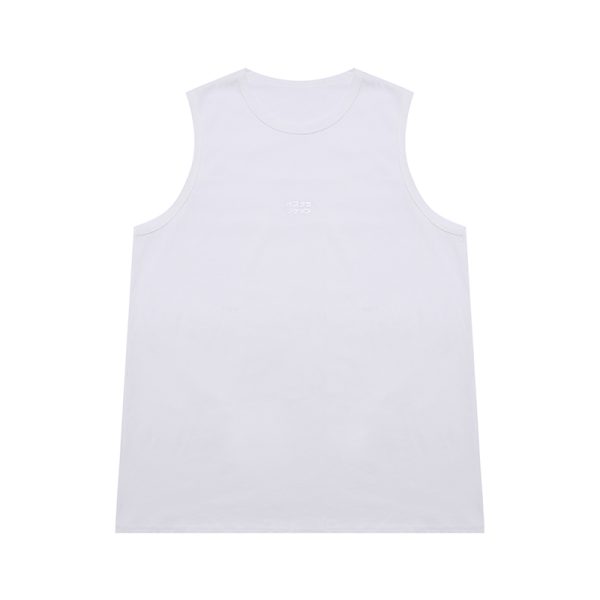 Japanese Style Loose Sleeveless Vest for Men - Simple Versatile Solid Color Pure Cotton Summer Shirt