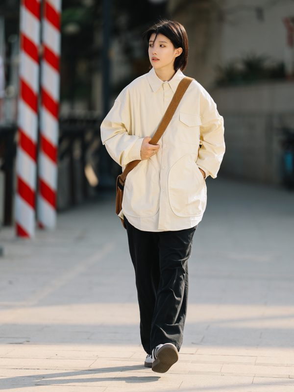 Japanese-Style Loose Straight Casual Pants for Men - Black Versatile Long Pants for Spring Fashion, Work & Everyday Wear