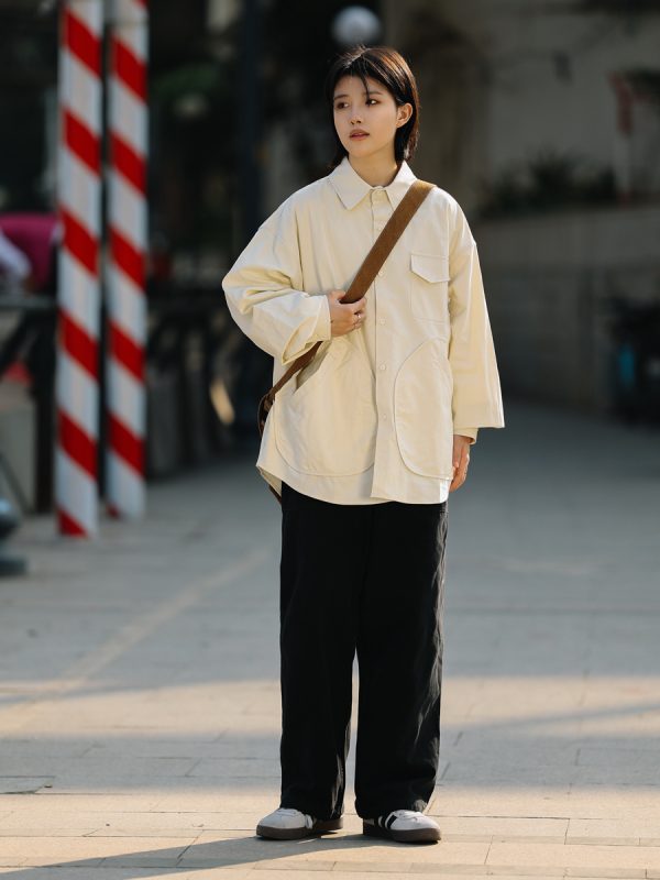 Japanese-Style Loose Straight Casual Pants for Men - Black Versatile Long Pants for Spring Fashion, Work & Everyday Wear