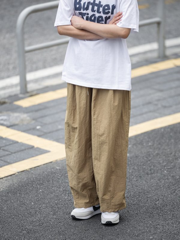 Japanese-Style Loose Wide-Leg Trousers for Men and Women - Summer Casual Straight Pants
