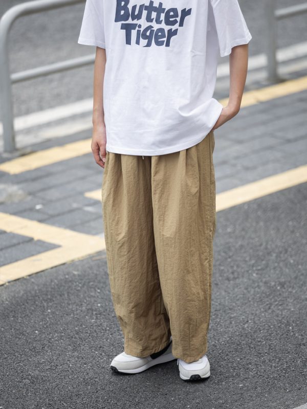 Japanese-Style Loose Wide-Leg Trousers for Men and Women - Summer Casual Straight Pants