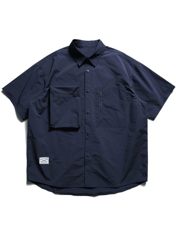 Japanese-Style Multi-Pocket Short Sleeve Shirt for Men and Women - Retro Loose Fit Casual Summer Workwear