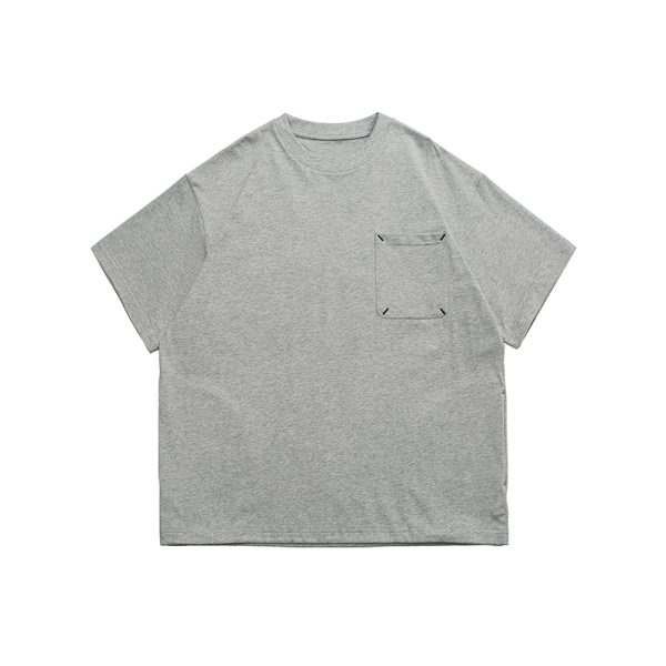 Japanese-Style Retro Cityboy Pocket Short-Sleeve T-Shirt for Men and Women - Summer Loose Casual Half-Sleeve Top