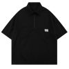 Japanese-Style Retro Loose Polo Shirt for Men and Women - Unisex Casual Short Sleeve T-Shirt, Summer City Boy Trend