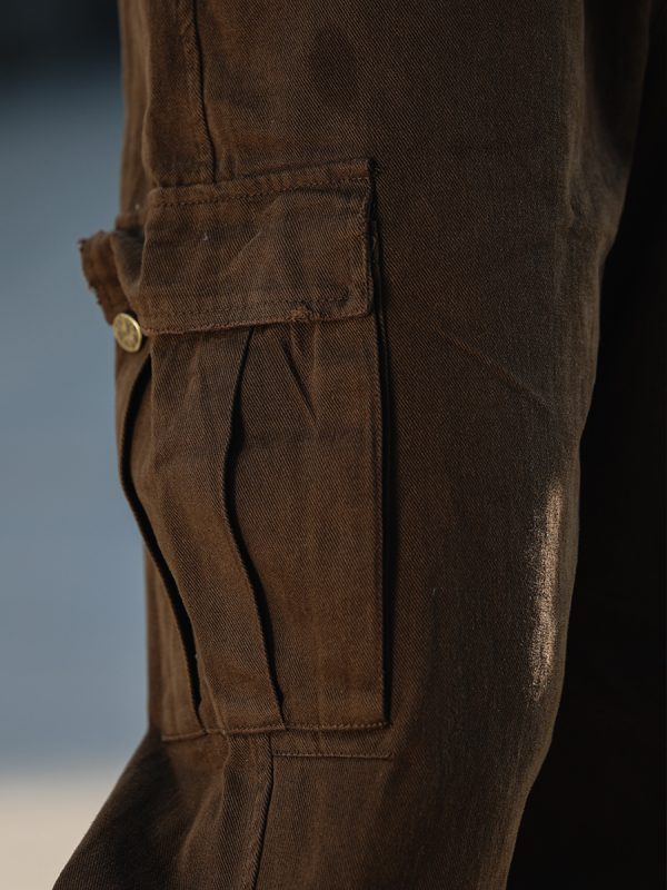 Japanese-Style Vintage Loose Casual Pants for Men - Wide-Leg Straight Work Trousers - Trendy Y2K Fashion