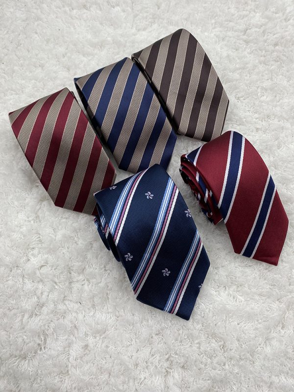 JK Uniform Pudding Bear Set - Plaid Skirt, DK Striped Tie, Decorative Bow Tie, Japanese Style, Cute Girls' College Outfit