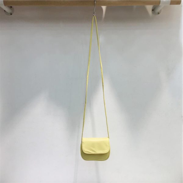 Korean Retro Mini Shoulder Crossbody Bag - Cute Small Square Design for Summer 2024, Fashionable Red Style