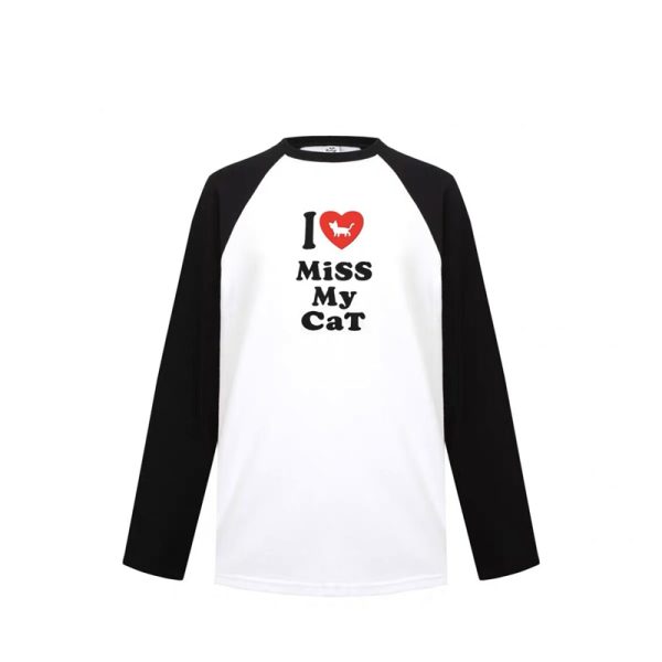 Korean Style Casual Loose Fit Color-Blocking Top with Youthful Dog Cartoon Print - Pure Cotton Comfort