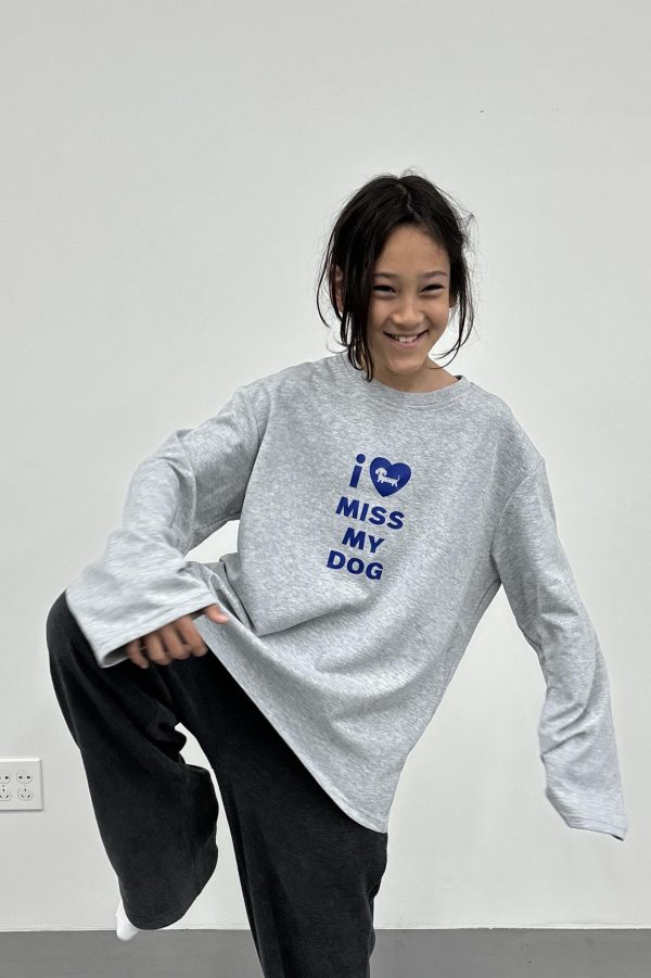 Korean Style Casual Printed Long Sleeve T-Shirt for Pets - Age-Reducing Design, Versatile Pure Cotton for Autumn and Winter