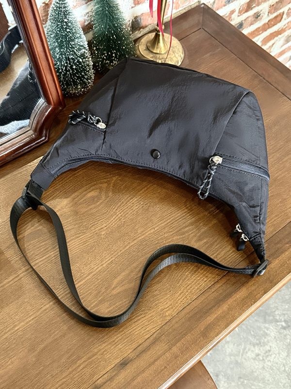Korean Style Large-Capacity Nylon Tote Bag for Women - 2025 High-End Shoulder Crossbody Bag