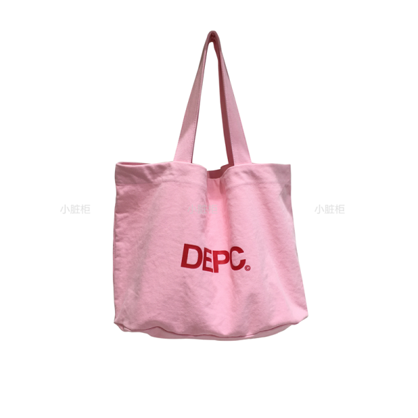 Korean Style Letter Canvas Tote Bag - Large Capacity Casual Shoulder Bag for Everyday Use
