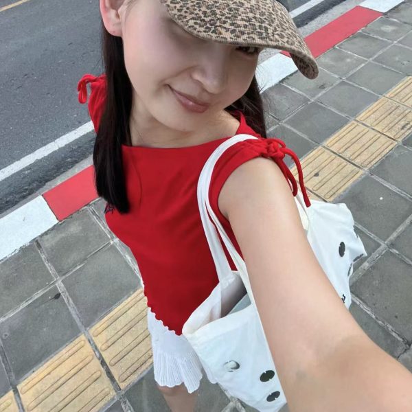 Korean Style Sequined Letter Canvas Tote Bag - Large Capacity Fashionable Shoulder Handbag for Everyday Commuting