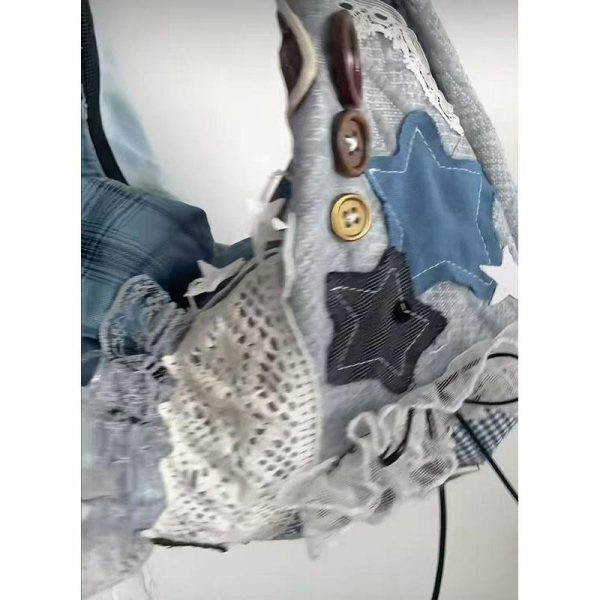 Lace Bow Spliced Dumpling Bag - Versatile Large Capacity Shoulder Crossbody Tote for Women, Perfect for Commuting and Daily Use