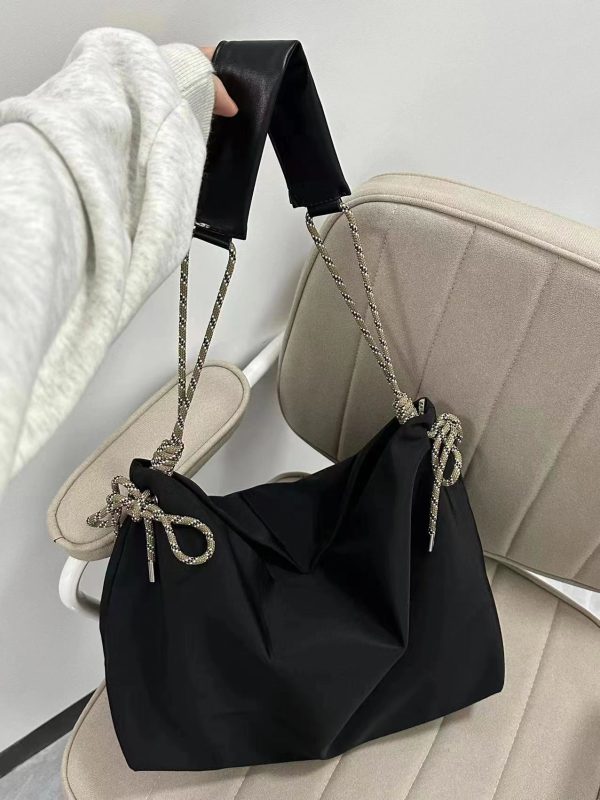 Large Capacity Casual Canvas Tote Bag for Women - 2023 Fashionable Crossbody Bag for Students, Perfect for Autumn and Winter