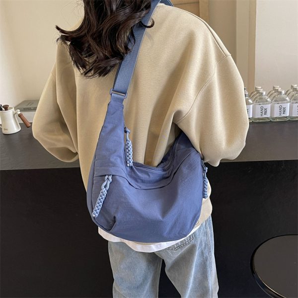Large Capacity Commuter Tote Bag 2024 - Versatile Dumpling Crossbody Shoulder Bag for Women - Sporty Underarm Style