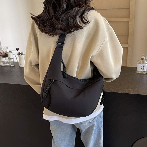 Large Capacity Commuter Tote Bag 2024 - Versatile Dumpling Crossbody Shoulder Bag for Women - Sporty Underarm Style