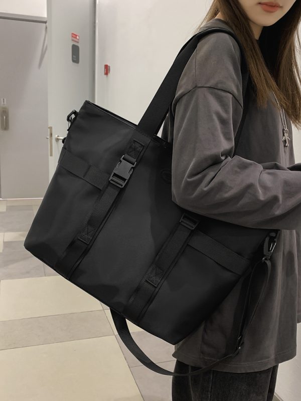 Large Capacity Crossbody Bag - 2025 Summer Shoulder Tote for Students & Laptops - Stylish and Practical Design