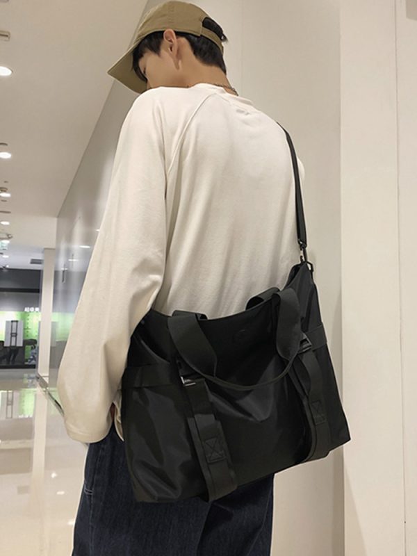 Large Capacity Crossbody Bag - 2025 Summer Shoulder Tote for Students & Laptops - Stylish and Practical Design