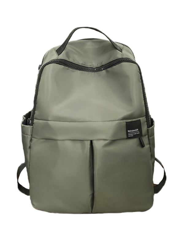 Large Capacity French Double Shoulder Bag - Simple Sports Backpack for Students & Travel - Versatile School Bag for Short Trips