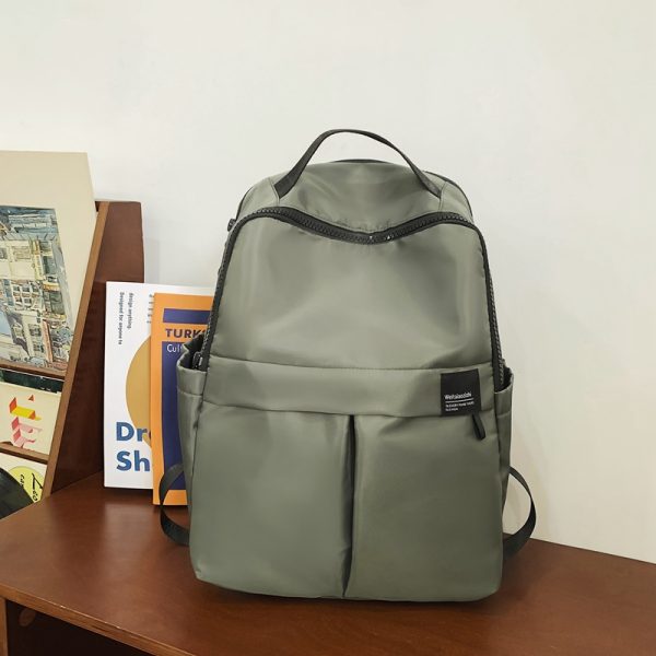 Large Capacity French Double Shoulder Bag - Simple Sports Backpack for Students & Travel - Versatile School Bag for Short Trips