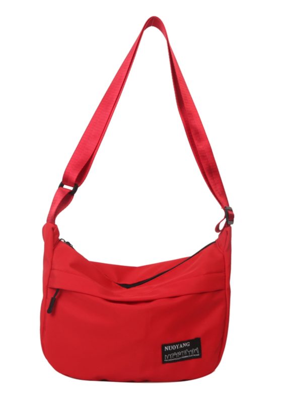 Large Capacity Harajuku Retro Casual Canvas Bag - Waterproof Dumpling Crossbody Bag for College Students and Women