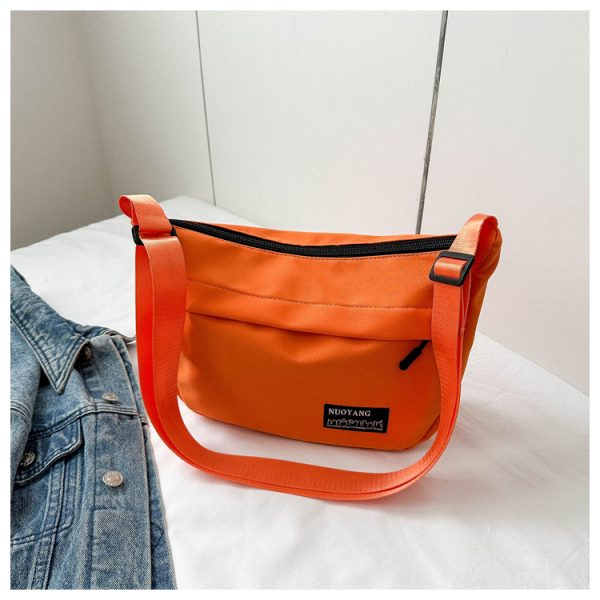 Large Capacity Harajuku Retro Casual Canvas Bag - Waterproof Dumpling Crossbody Bag for College Students and Women