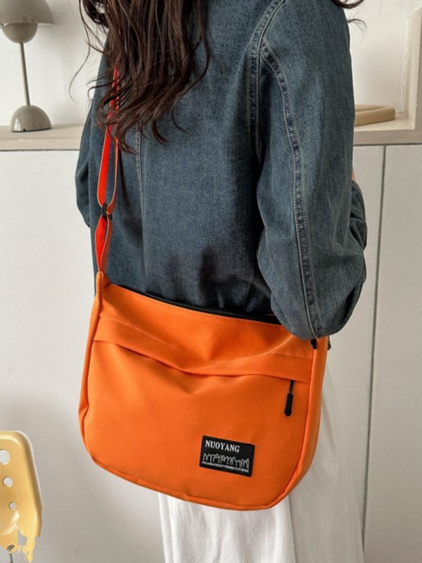 Large Capacity Harajuku Retro Casual Canvas Bag - Waterproof Dumpling Crossbody Bag for College Students and Women
