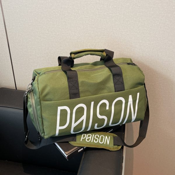 Large Capacity Lightweight Women's Travel Bag - Sports Fitness Bag with Dry Wet Separation for Swimming & Handheld Storage