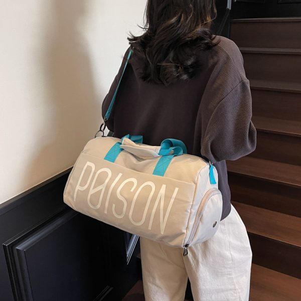 Large Capacity Lightweight Women's Travel Bag - Sports Fitness Bag with Dry Wet Separation for Swimming & Handheld Storage