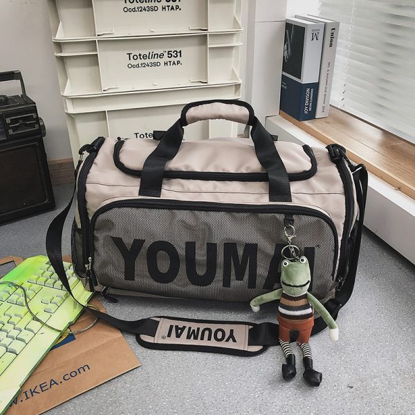 Large Capacity Men's Tote Bag, Portable Travel Bag, Sports Training Fitness Bag for Women, Ideal for Short Trips